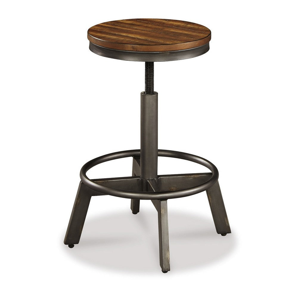 Ashley Jin Swivel Counter Height Stool Set of 2 | Dining Adjustable | Brown BM328254