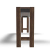 Ashley Jin Counter Height 72’’ Long Slim Table | Distressed Brown Wood BM328255