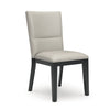 Ashley Inari Dining Side Chair Set of 2 | Black Legs Light Gray Faux Leather BM328257