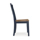 Ashley Doti Dining Side Chair Set of 2 | Open Back Contoured Seat Slate Blue BM328261