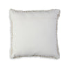 Ashley Avy Square Accent Throw Pillow | 20’’ Plush Looped Ivory White Wool BM328270