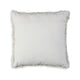 Ashley Avy Square Accent Throw Pillow | 20’’ Plush Looped Ivory White Wool BM328270