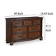 Ashley Laon Wide Dresser | 7 Drawer | 60’’ | Solid Cherry Brown Hardwood BM328273