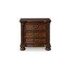 Ashley Laon Nightstand | 3 Drawer | Bronze | 29’’ Cherry Brown Solid Hardwood BM328275
