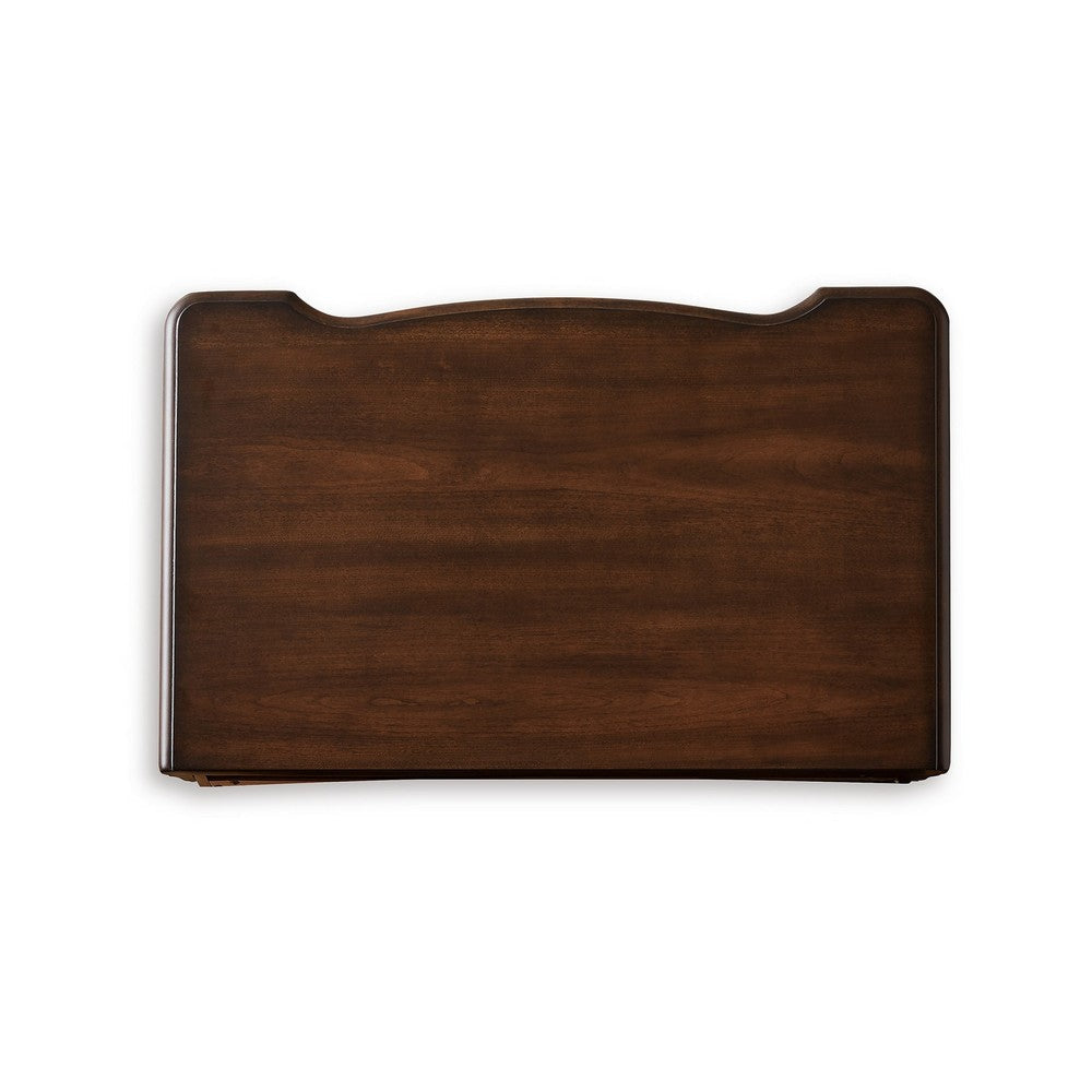 Ashley Laon Nightstand | 3 Drawer | Bronze | 29’’ Cherry Brown Solid Hardwood BM328275