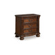 Ashley Laon Nightstand | 3 Drawer | Bronze | 29’’ Cherry Brown Solid Hardwood BM328275