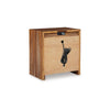 Ashley Donni Nightstand with 2 Drawer | Brown Sheesham Wood Finish | 24’’ BM328278