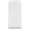 Ashley Canaal Wide Dresser | 6 Drawer | White Solid Wood | 64’’ | LED Light BM328282