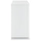 Ashley Canaal Wide Dresser | 6 Drawer | White Solid Wood | 64’’ | LED Light BM328282