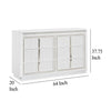 Ashley Canaal Wide Dresser | 6 Drawer | White Solid Wood | 64’’ | LED Light BM328282