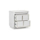 Ashley Canaal Nightstand | 2 Drawer | White Solid Wood | 28’’ | LED Light BM328284