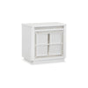Ashley Canaal Nightstand | 2 Drawer | White Solid Wood | 28’’ | LED Light BM328284