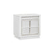 Ashley Canaal Nightstand | 2 Drawer | White Solid Wood | 28’’ | LED Light BM328284