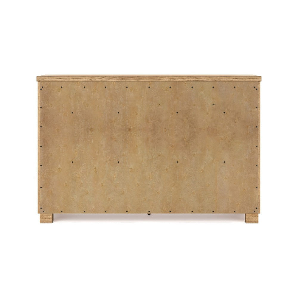 Ashley Dani Wide Dresser | 7 Drawer | Rustic Brown Solid Hardwood | 66’’ BM328285