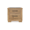 Ashley Dani Nightstand with 2 Drawers | 29’’ | Rustic Brown Solid Hardwood BM328287