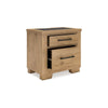 Ashley Dani Nightstand with 2 Drawers | 29’’ | Rustic Brown Solid Hardwood BM328287