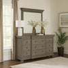Ashley Orny Wide Dresser | 9 Drawers | 69" | Gray Solid Hardwood Finish