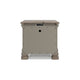 Ashley Orny Nightstand | 3 Drawer | 28’’ | Light Gray Solid Hardwood Finish BM328293
