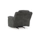 Ashley Briar Manual Rocker Recliner Chair | Dark Gray Polyester | Pillow Arms BM328309