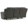 Ashley Briar Manual Reclining Sofa Dark Gray Polyester | Metal Frame | 91’’ BM328310