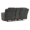 Ashley Briar Manual Double Reclining Loveseat | Dark Gray Polyester | 80’’ BM328311