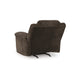Ashley Briar Manual Rocker Recliner Chair | Brown Polyester | Pillow Top Arms BM328312