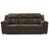 Ashley Briar Manual Reclining Sofa Brown Polyester | Pillow Top Arms | 91’’ BM328313