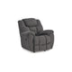 Ashley Dane Manual Rocker Recliner Chair | Gray Polyester | Pillow Top Arms BM328315