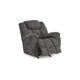 Ashley Dane Manual Rocker Recliner Chair | Gray Polyester | Pillow Top Arms BM328315