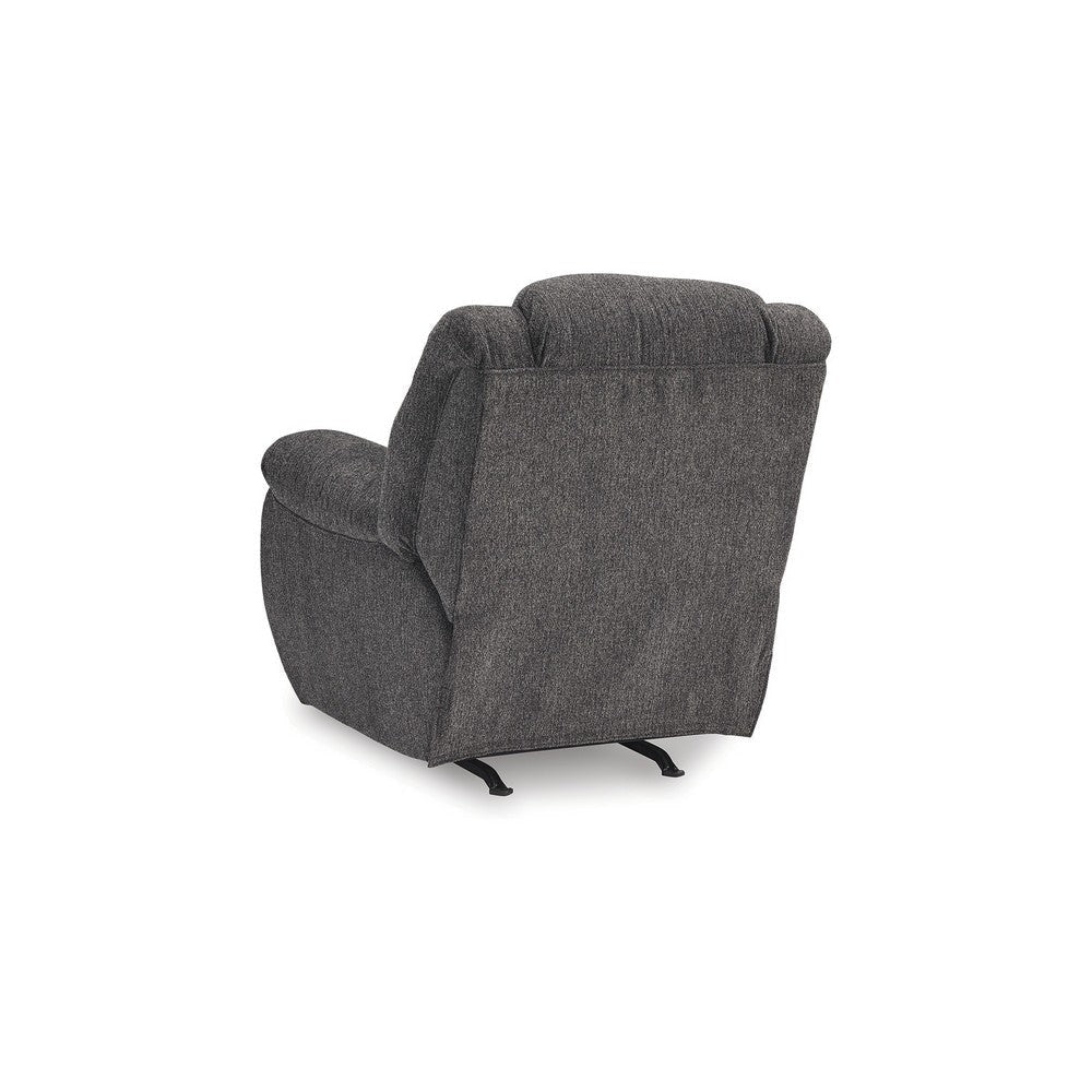 Ashley Dane Manual Rocker Recliner Chair | Gray Polyester | Pillow Top Arms BM328315
