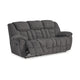 Ashley Dane Manual Reclining Sofa | Gray Polyester | Pillow Top Arms | 87’’ BM328316