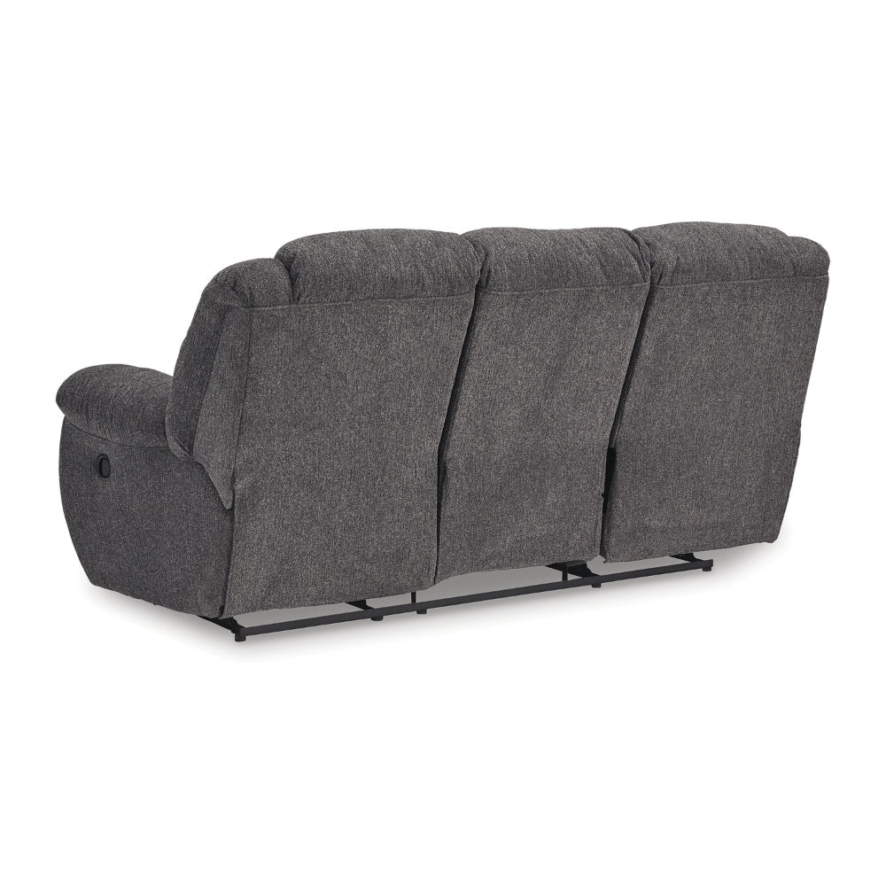 Ashley Dane Manual Reclining Sofa | Gray Polyester | Pillow Top Arms | 87’’ BM328316