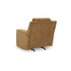 Ashley Damon Manual Rocker Recliner Chair | Soft Plush Camel Brown Polyester BM328318