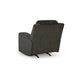 Ashley Damon Manual Rocker Recliner Chair | Plush Soft Dark Gray Polyester BM328321