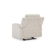 Ashley Genna Manual Recliner Chair | Light Beige Polyester | Soft Cushioned BM328322