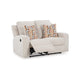 Ashley Genna Manual Recliner Loveseat | Light Beige Polyester | 2 Pillow 64’’ BM328324
