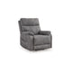 Ashley Corbin Power Lift Recliner Chair | Gray Faux Leather | Pillow Top Arms BM328330