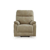 Ashley Corbin Power Lift Recliner Chair | Sand Faux Leather | Pillow Top Arms BM328331