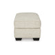 Ashley Burgess Ottoman | Ivory Polyester | Soft Cushions | Rectangular 44’’ BM328332
