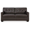 Ashley Zada Full Size Sofa Sleeper | Dark Brown Faux and Real Leather | 74’’ BM328341