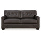 Ashley Zada Full Size Sofa Sleeper | Dark Brown Faux and Real Leather | 74’’ BM328341