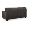 Ashley Zada Full Size Sofa Sleeper | Dark Brown Faux and Real Leather | 74’’ BM328341