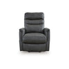 Ashley Barrett Power Lift Recliner Chair | Dark Gray Faux Leather Pillow Back BM328343