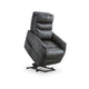 Ashley Barrett Power Lift Recliner Chair | Dark Gray Faux Leather Pillow Back BM328343