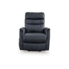 Ashley Barrett Power Lift Recliner Chair | Navy Blue Faux Leather Pillow Back BM328344