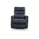 Ashley Barrett Power Lift Recliner Chair | Navy Blue Faux Leather Pillow Back BM328344