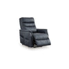 Ashley Barrett Power Lift Recliner Chair | Navy Blue Faux Leather Pillow Back BM328344