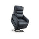 Ashley Barrett Power Lift Recliner Chair | Navy Blue Faux Leather Pillow Back BM328344