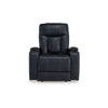 Ashley Callum Power Recliner Chair | Adjustable Headrest | Black Faux Leather BM328346