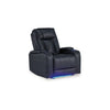 Ashley Callum Power Recliner Chair | Adjustable Headrest | Black Faux Leather BM328346